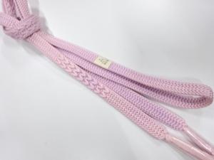 未使用品　正絹　手組帯締め